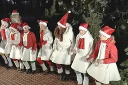 Kalėdų eglę Dauguose įžiebė arklio „giminaičiu“ atkeliavęs senelis