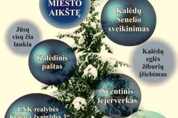 Kalėdų eglės žiburius įžiebs Daugai