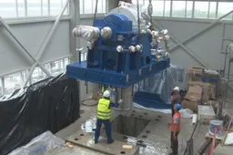 Alytaus biojėgainėje - turbina
