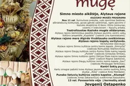 Kviečiame prekiauti Kaziuko mugėje