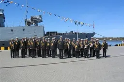 Lietuvos karinių jūrų pajėgų orkestras – festivalio ,,Dainavos fanfaros“ svečiai