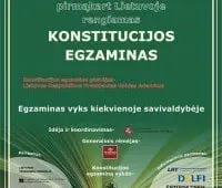 Kviečiame laikyti LR Konstitucijos egzaminą
