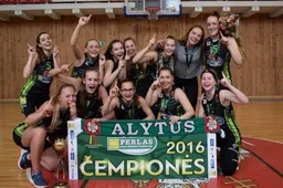 Lietuvos čempionės - Alytaus krepšininkės (VIDEOREPORTAŽAS)