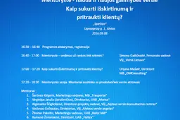 Alytuje vyks konferencija apie mentorystės naudą ir naujas galimybes versle