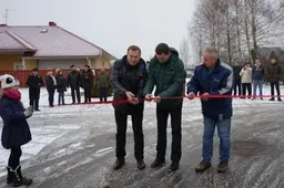 Išasfaltuota gatvė – lyg dovana artėjančių Kalėdų proga