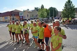 Lazdijuose pasitikti Tarptautinio dviračių žygio dalyviai