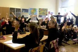 Mokiniai rašė laiškus, kūrė pasakas, rengė interviu ir filmavo žinių laidas