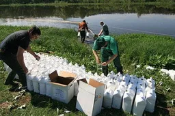 Upinių mašalų naikinimui - 100 000 litų