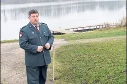 Ežero paplūdimyje – policijos tvora
