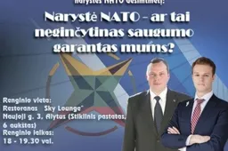 A. Skaistys ir G. Landsbergis alytiškius kviečia į diskusiją NATO tema