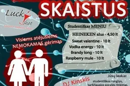 Šv. Valentino dieną pirmieji pradės švęsti studentai