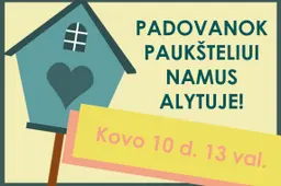 Alytaus rekreacinėse zonose – šimtai inkilų