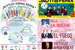 Savaitgalio gidas: šeimų šventė „Alytus - viena šeima“ ir Motinos dienos koncertai