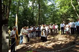 Dzūkų rinktinės Margio grupės štabo partizanų atminimas įamžintas Aleksandravoje
