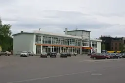 Alytuje degė prekybos centras „Nemunas“