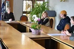 SEL koncerto organizatorių ir jo pagalbininkę priėmė Alytaus miesto merą pavaduojanti D. Juozapavičienė