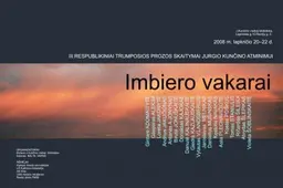 Už patikusius „ Imbiero vakarų“ dalyvių tekstus galės  balsuoti ir internautai