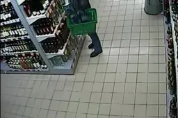 Ieškant alkoholio vagies policijai reikalinga pagalba (VIDEO)