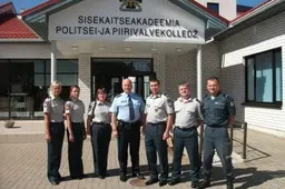 Alytiškis J. Leškevičius ir geriausi Lietuvos policijos pareigūnai - Estijoje