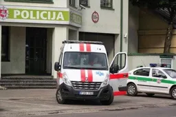 Neblaivi rajono gyventoja į kelią staiga išėjo prieš policininko vairuotą automobilį
