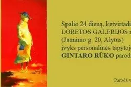 Rūko paroda Alytuje - Loretos galerijos rėminimo centre