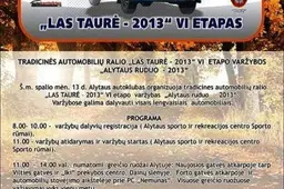 Įprastą eismo tvarką Alytuje sekmadienį keis ralistai