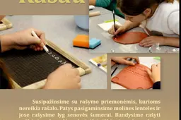 Kaip rašyti be rašalo mokys muziejininkai