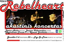 Naujas koncertų sezonas - su „Rebelheart“ akustika (VIDEO)