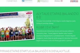 Balandžio 6-ąją Alytuje – įspūdinga bėgimo šventė