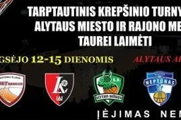 Nemokamame tarptautiniame turnyre Alytaus arenoje - Lietuvos, Latvijos, Lenkijos krepšinio klubai