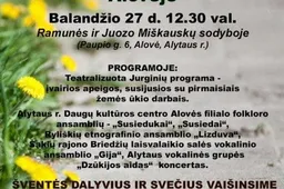 Jurginių šventė Alytaus rajone - Miškauskų sodyboje Alovėje