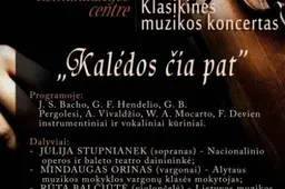 Kalėdinių muzikos vakarų maratoną Alytuje pradeda G. Botyriaus džiazo trio ir klasika su „Kalėdos - čia pat“