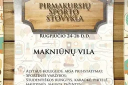 Kviečia Alytaus kolegijos pirmakursių stovykla Makniūnuose