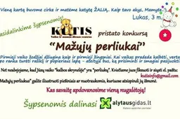 „Kutis“ kviečia dalyvauti „Mažųjų perliukų“ konkurse