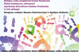 Labdaros koncerte bus renkamos lėšos SOS vaikų kaimų Alytaus dienos centrui – šeimų stiprinimui