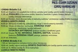 Dzūkijos nacionaliniams ypatumams skirta „Pasienio fiesta“ – Lazdijuose ir Veisiejuose (PROGRAMA)