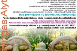 Fotografijų konkursas „Laimingas Alytus“ – galimybė nuotraukas siūlyti miestą reprezentuosiančiai kolekcijai