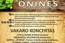 Šviežios duonelės šventė Punioje (PROGRAMA)