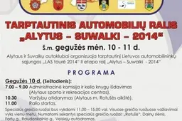 Tarptautinis ralis sujungs Alytų, Veisiejus, Punską ir Suvalkus (ATNAUJINTA)