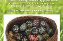 Muziejus kviečia į šeštadieninę popietę „Vėl margučių pilnos gryčios“
