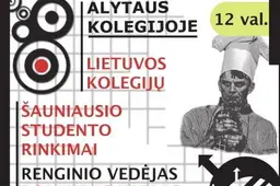 Penktą kartą šauniausio studento rinkimai Alytuje !!!
