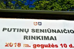 I Alytaus seniūnaičių rinkimai - gegužės 8 dieną, Likiškėlių, Vidzgirio, Volungės - 9 d., Panemunės ir Putinų - 10 d.