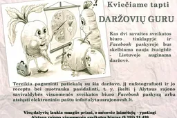 Galimybė tapti daržovių guru