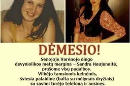 Mįslingas devyniolikmetės Sandros dingimas kelia diskusijas, apaugo versijomis, paieška kol kas - bevaisė