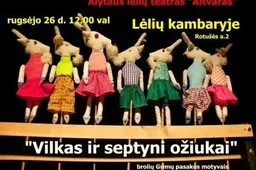 Paskutinį rugsėjo šeštadienį - „Aitvaro“ lėlių teatro sezono pradžia