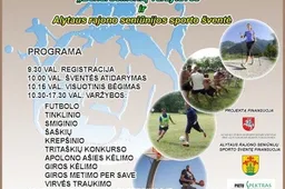 „Drūtas dzūkas“ kviečia - Alytaus seniūnijos sporto šventė Luksnėnuose