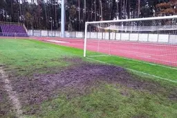 Futbolo Alytaus miesto stadione šiemet nebus (NUOTRAUKOS)