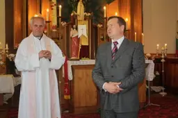Rajono garbės pilietis, kunigas S.Stankevičius švenčia 75 metų jubiliejų