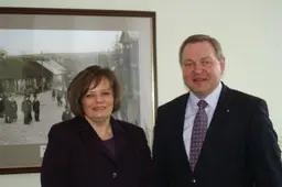 Meras Česlovas Daugėla priėmė Europos parlamento narę Margaritą Starkevičiūtę