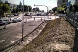 Stabdomas eismas Naujosios, Kalniškės ir Putinų gatvių sankryžoje